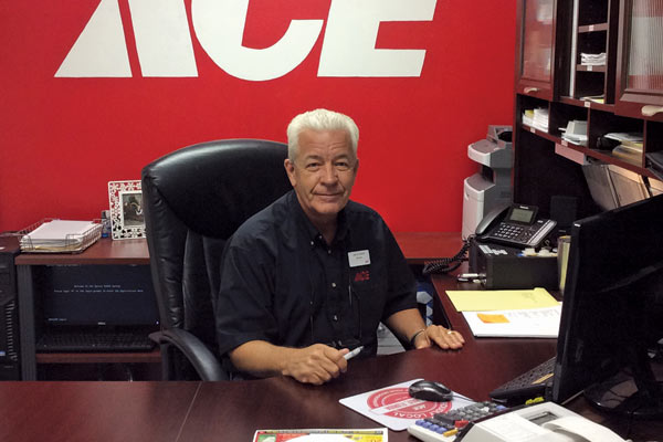 Jim Stoner bought Ace Hardware of Cape Haze after negotiating a deal with then-owner Harold Staats.