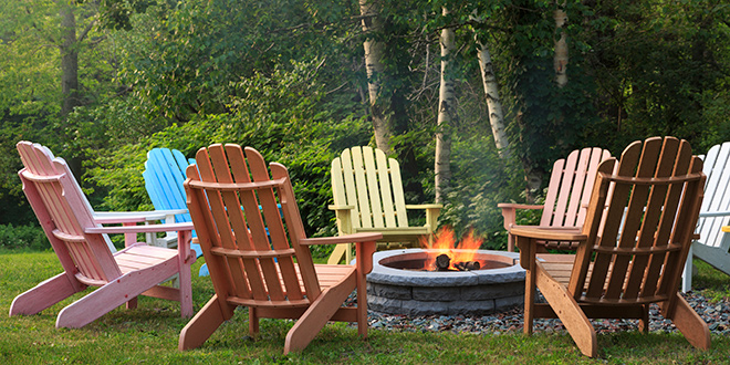 Chairs around a Fire Pit