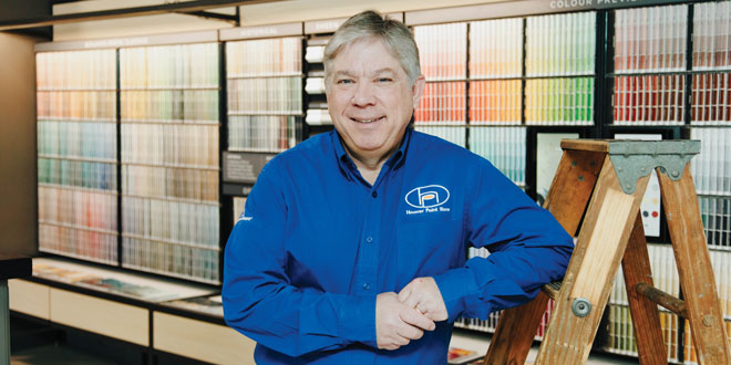 Tom Bowling owner of Hoover Paint